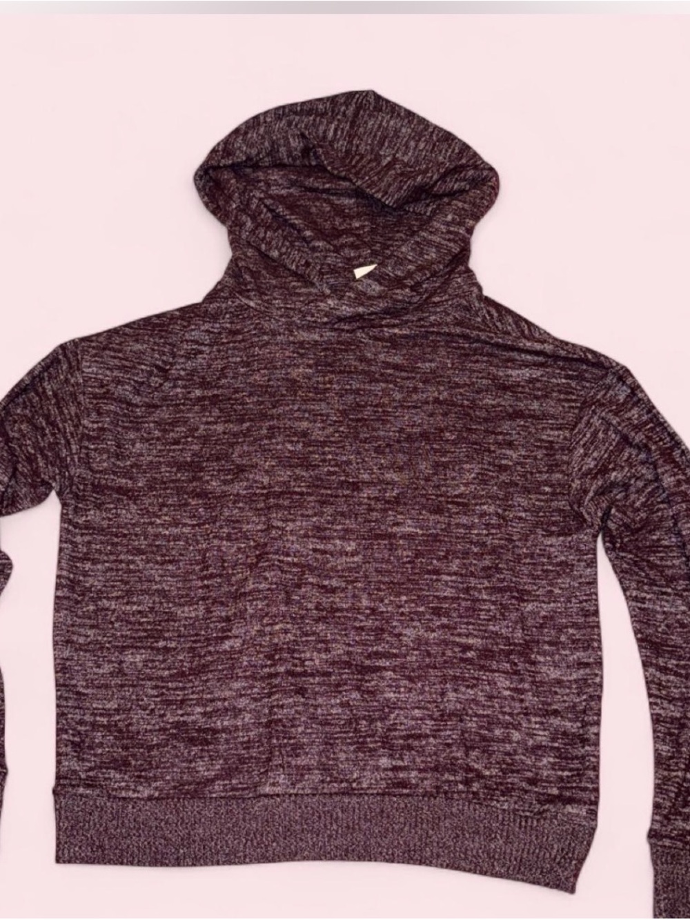 GAP Women's Marled Plum Cowl Neck Sweater